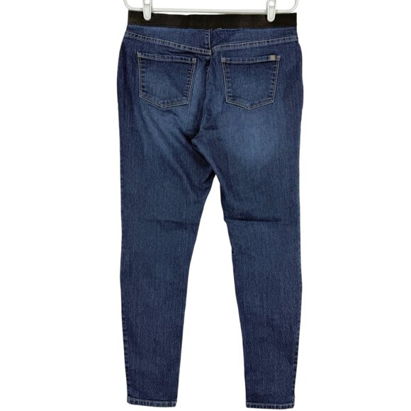 Simply Vera Wang Women's Pull-on Elastic Back Stretch Blue Denim Jeans Size 12 - Picture 2 of 11